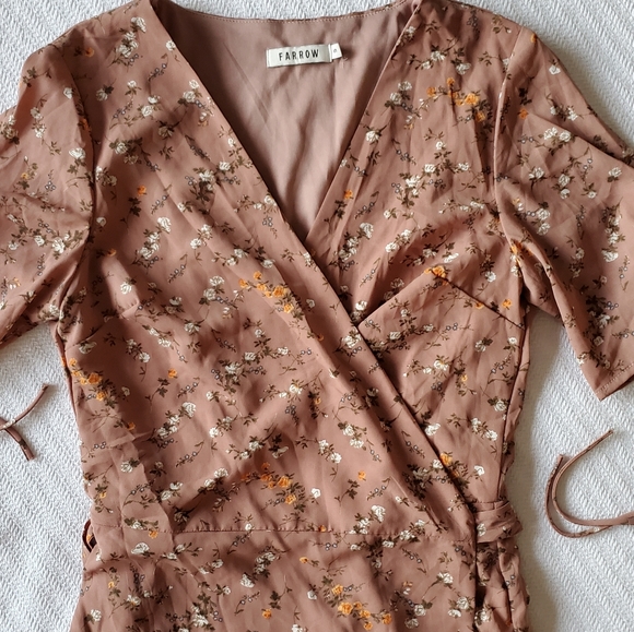 Farrow Marie Floral Wrap Dress - Picture 3 of 3